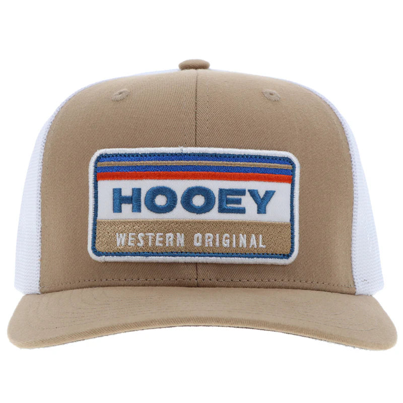 Load image into Gallery viewer, 2335T-TNWH - HOOEY  &quot;HORIZON&quot; TAN/WHITE HAT
