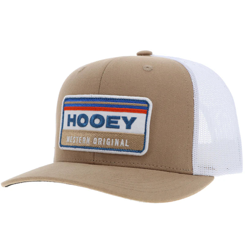 Load image into Gallery viewer, 2335T-TNWH - HOOEY  &quot;HORIZON&quot; TAN/WHITE HAT
