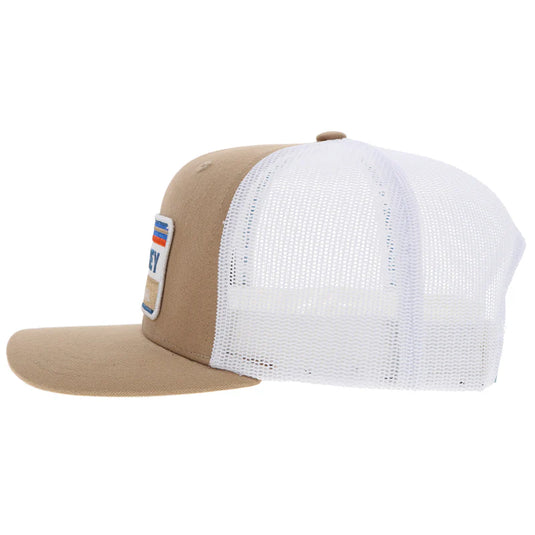 2335T-TNWH - HOOEY  "HORIZON" TAN/WHITE HAT