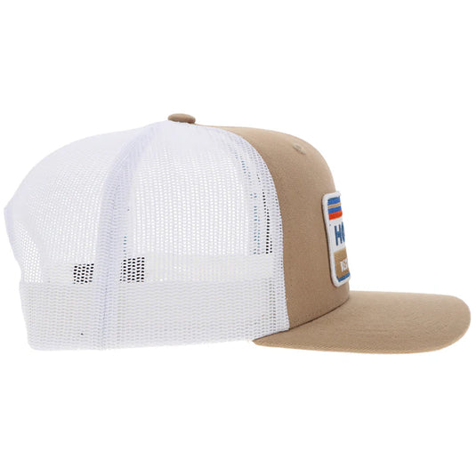 2335T-TNWH - HOOEY  "HORIZON" TAN/WHITE HAT