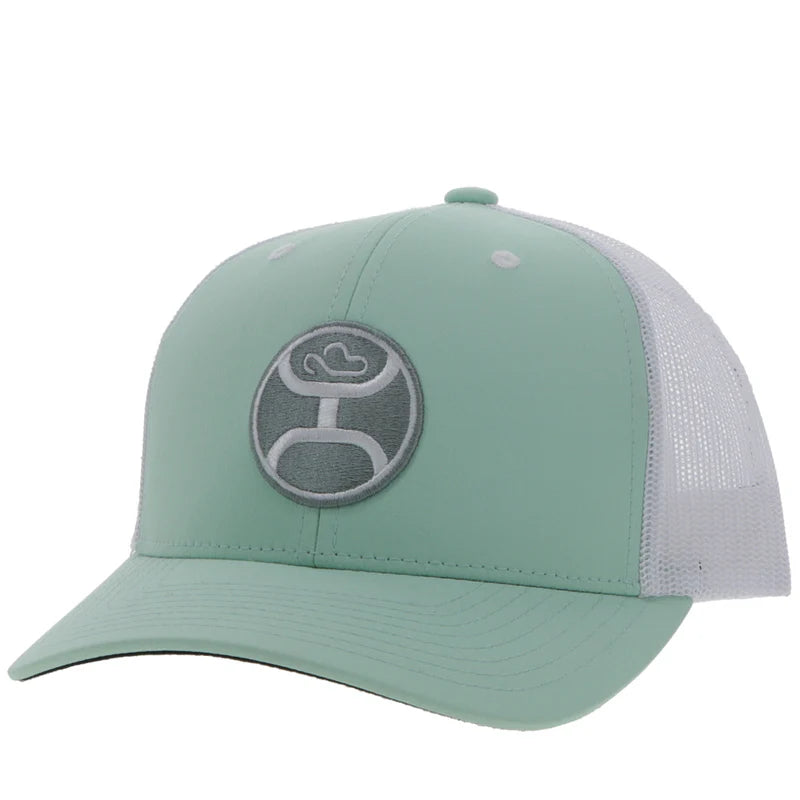 Load image into Gallery viewer, 2346T-MTWH - Hooey  "Primo" Mint/White Hat w/Grey &amp; White Patch
