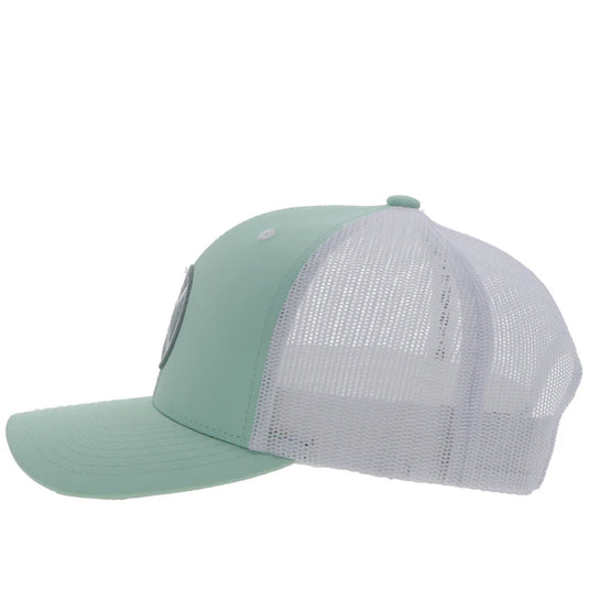 2346T-MTWH - Hooey  "Primo" Mint/White Hat w/Grey & White Patch