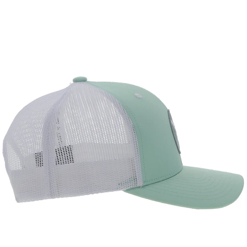 Load image into Gallery viewer, 2346T-MTWH - Hooey  "Primo" Mint/White Hat w/Grey &amp; White Patch
