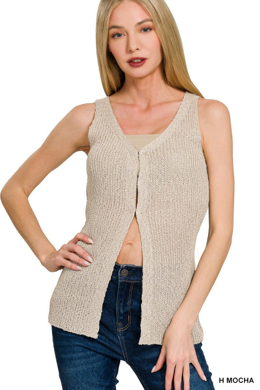 ZEN 8 - Ladies Hook & Eye Sweater Vest