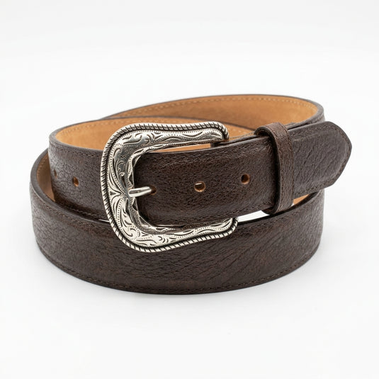 B04 - RockinLeather Cowhide Bull Choco