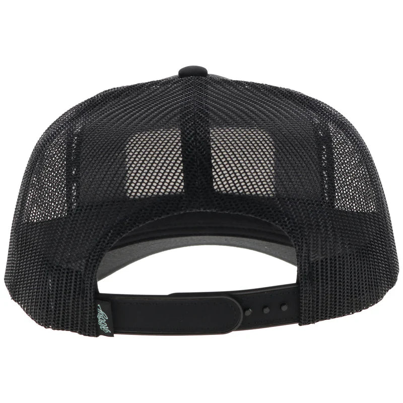 Load image into Gallery viewer, 2385T-BK - Hooey "Gruene Hall" Hat Black w/Turquoise /White Patch
