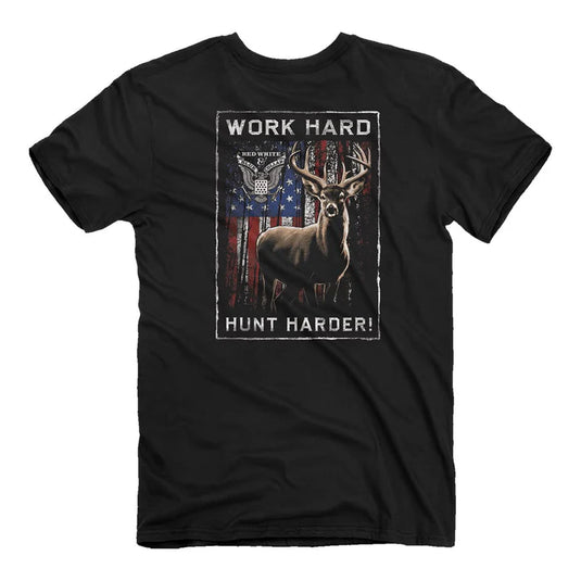 2396 - Red, White, and Blue Collar - Deer T-Shirt