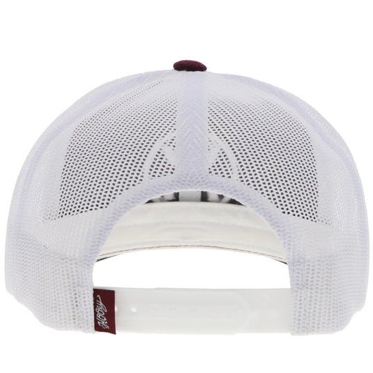 2409T-MAWH - Hooey "O-Classic" Maroon/White Hat