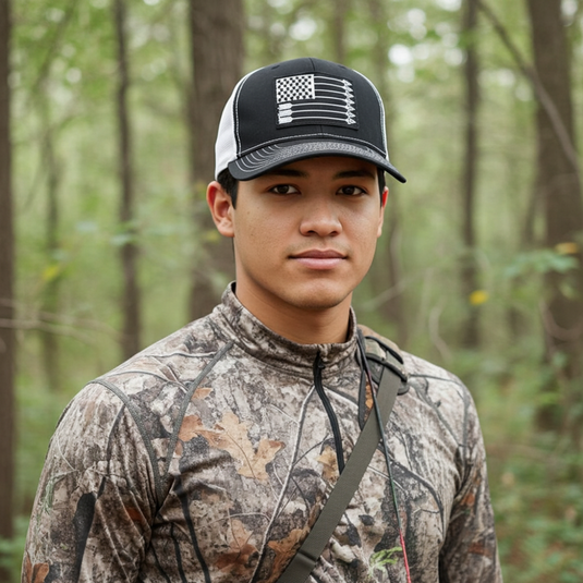 SA160 - Southern Addiction Arrows Flag Black/White Cap