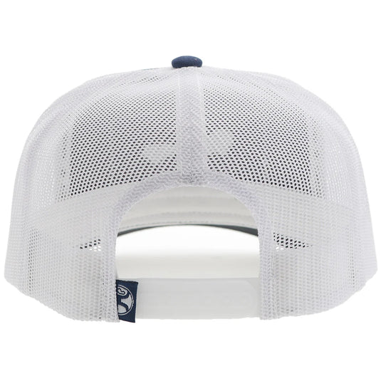 2411T-NVWH - Hooey "Sudan" Hat Navy/White W/Patch