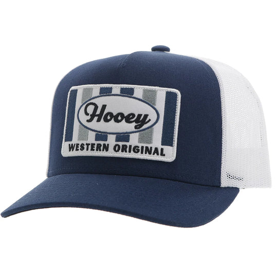 2411T-NVWH - Hooey "Sudan" Hat Navy/White W/Patch