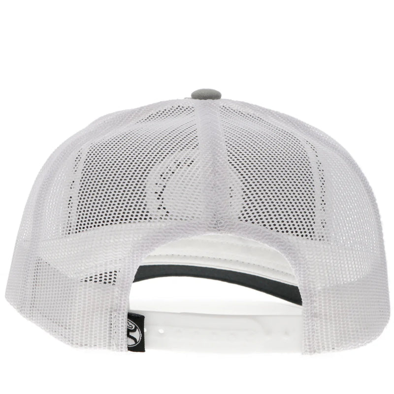 Load image into Gallery viewer, 2426T-GYWH - Hooey "Quanah" Hat Grey/White w/Black &amp; Blue Patch

