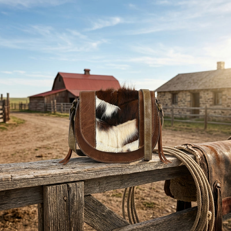 Load image into Gallery viewer, 22086731 - Tony Lama Saddle Bag Hair-On Accents
