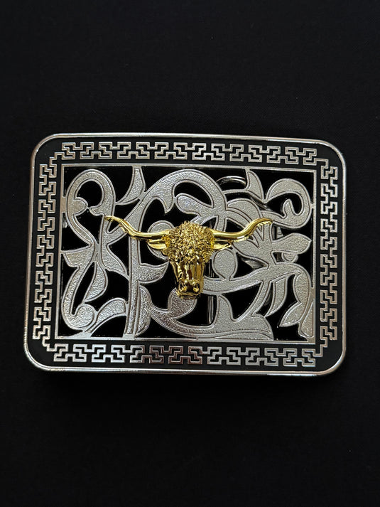 AWW15 - Bullhead Vine Square Buckle