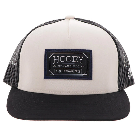 2502T-TNBK - Hooey "Doc" Hat Tan/Black w/Rectangle Patch