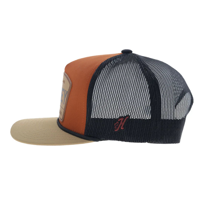 Load image into Gallery viewer, 2508T-ORBK - HOOEY "Trip" Orange/Black w/Leather Patch
