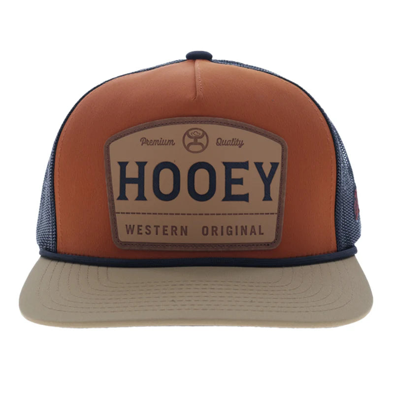 Load image into Gallery viewer, 2508T-ORBK - HOOEY "Trip" Orange/Black w/Leather Patch
