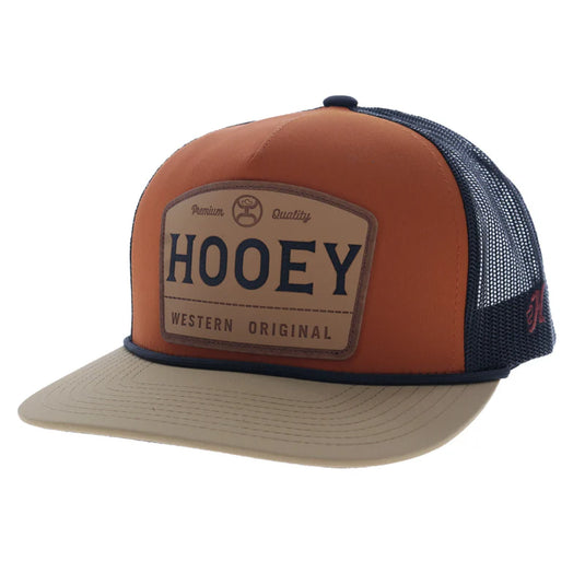 2508T-ORBK - HOOEY "Trip" Orange/Black w/Leather Patch
