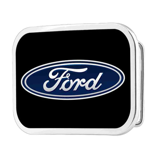 BU-FRD 2 - Ford Oval Logo Belt Buckle