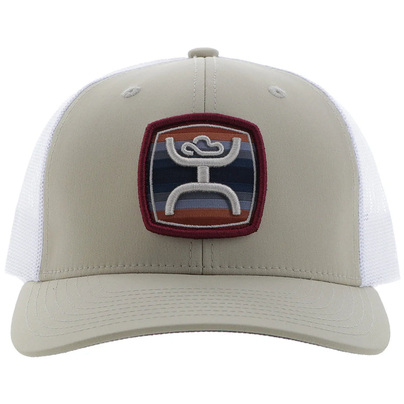 Load image into Gallery viewer, 2524T-TNWH - Hooey "Zenith" Hat Tan/White W/ Serape Patch
