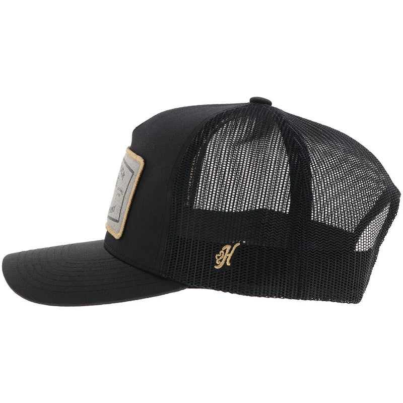 Load image into Gallery viewer, 2561T-BK - Hooey "Rank Stock" Hat Black W/Rectangle Patch
