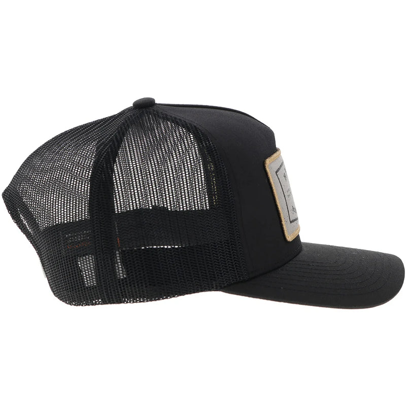 Load image into Gallery viewer, 2561T-BK - Hooey "Rank Stock" Hat Black W/Rectangle Patch
