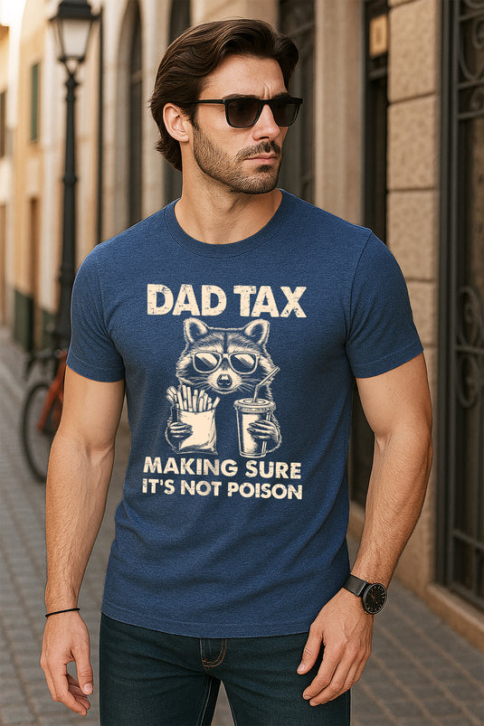 VT5 - Dad Tax Definition Retro Dad Joke T-Shirt