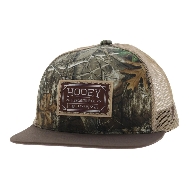 Load image into Gallery viewer, 2602T-CATN - Hooey "Doc" 5-Panel Trucker Snapback Hat Camo/Tan
