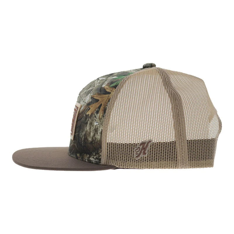 Load image into Gallery viewer, 2602T-CATN - Hooey "Doc" 5-Panel Trucker Snapback Hat Camo/Tan
