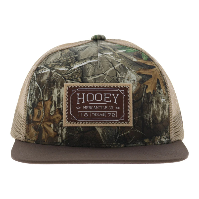 Load image into Gallery viewer, 2602T-CATN - Hooey "Doc" 5-Panel Trucker Snapback Hat Camo/Tan

