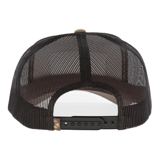 2611T-TNBR - Hooey "Sudan" 5-Panel Trucker Snapback Hat Tan/Brown