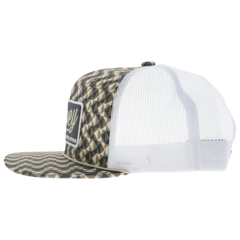 Load image into Gallery viewer, 2648T-TNWH - Hooey "Lakota" 6-Panel Trucker Snapback Hat Tan/White
