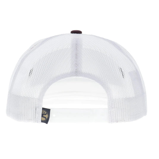 2687T-TNWH - Hooey "Mesa" 6-Panel Trucker Snapback Hat Tan/White