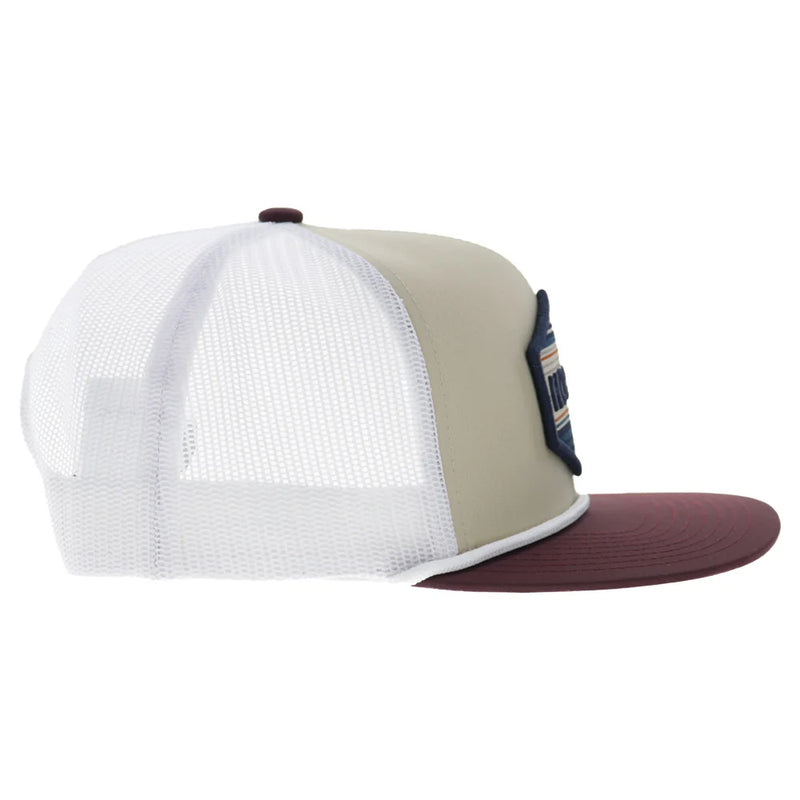 Load image into Gallery viewer, 2687T-TNWH - Hooey "Mesa" 6-Panel Trucker Snapback Hat Tan/White
