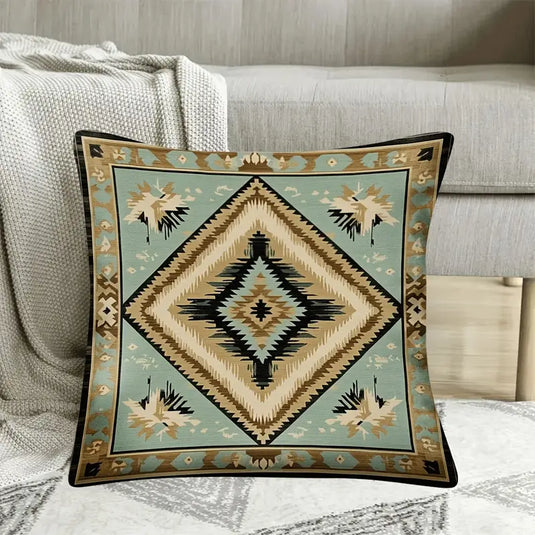 TMPL21 - 1 Piece Western Tribal Print Throw Pillow