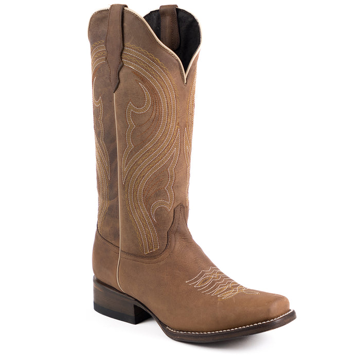 2806 - RockinLeather Women's Mad Dog Brown Western Boot