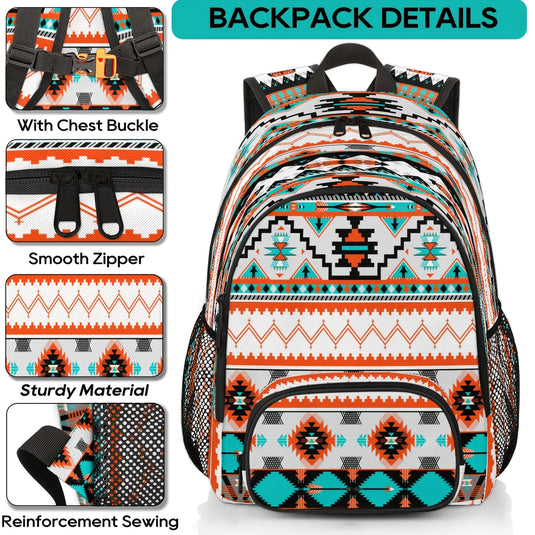 TMBKPK1 - Aztec Pattern Backpack