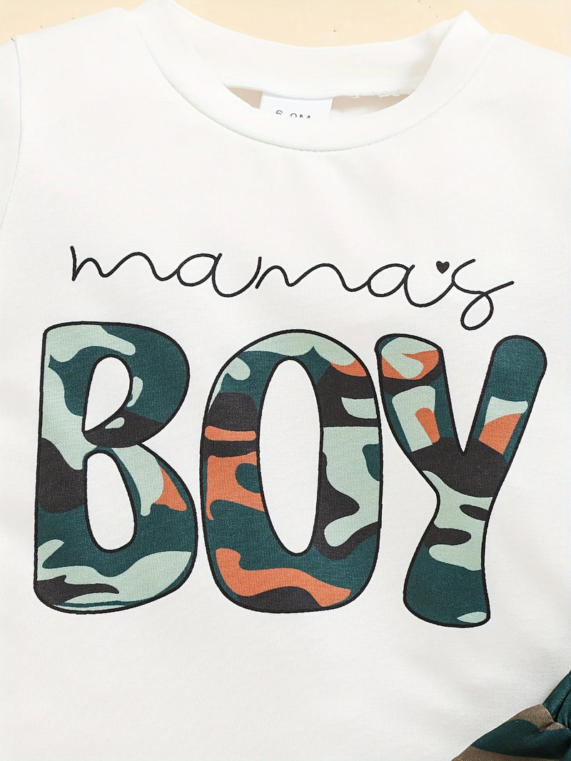 Load image into Gallery viewer, TMCHD25 - Baby &amp; Child 2 Piece Set Mama&#39;s Boy
