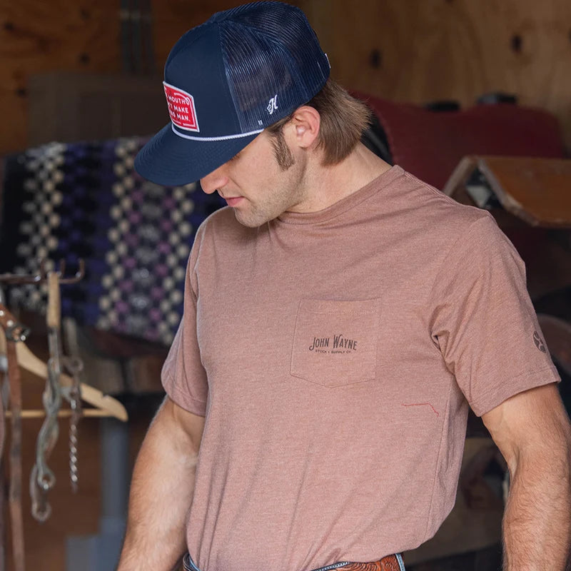 Load image into Gallery viewer, HT1647LTBR - Hooey "John Wayne" Light Brown T-shirt
