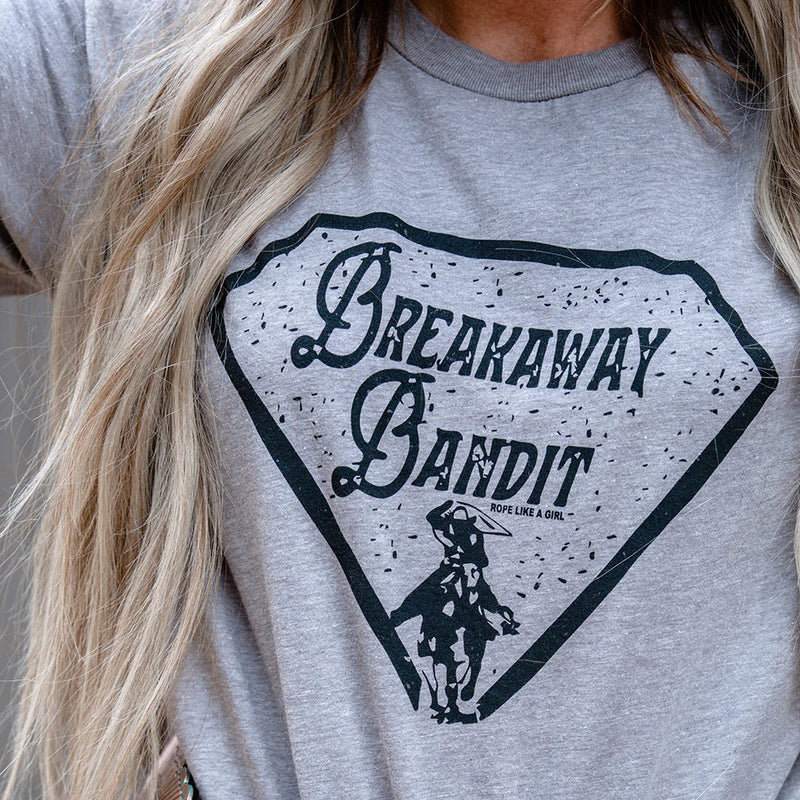 Load image into Gallery viewer, HT1636GY - Hooey &quot;Breakaway Bandit&quot; Grey T-shirt
