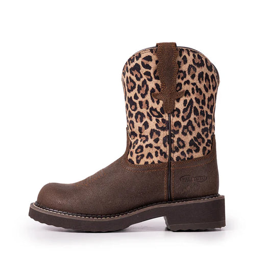 PLT303612 - Montana West Women's Mid-Calf Full Grain Leather, Round Toe