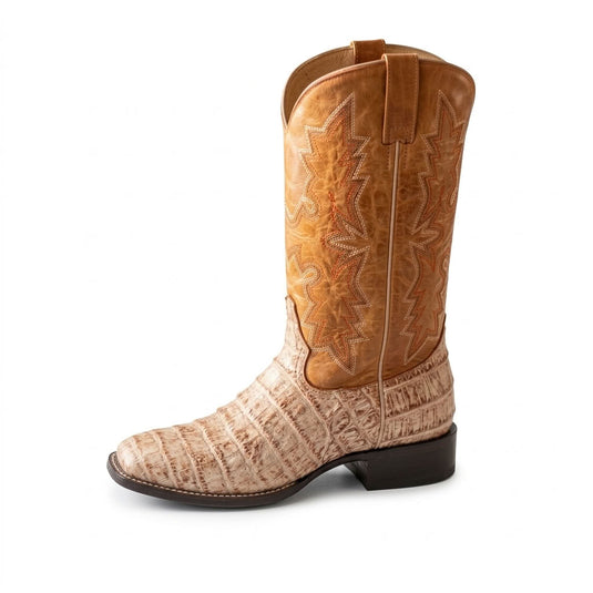 CP5011 - Cowboy Prayer Men's Natural Gator Print Western Boots