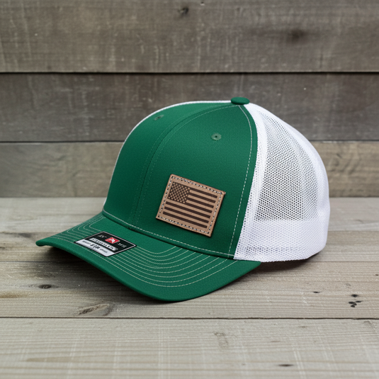 SA150 - Southern Addiction Light American Flag Kelly/White Cap