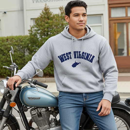 CALGWV - WV Light Grey Hoodie