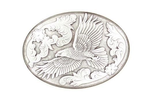 37044 - Nocona Oval Eagle Buckle