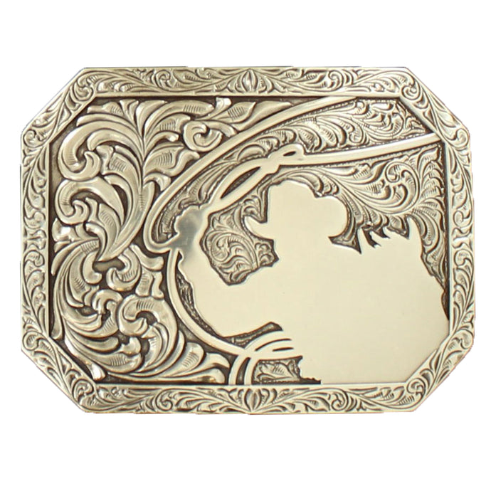 37713 - Rectangle Stamped Edge Cowboy Roping LASRP
