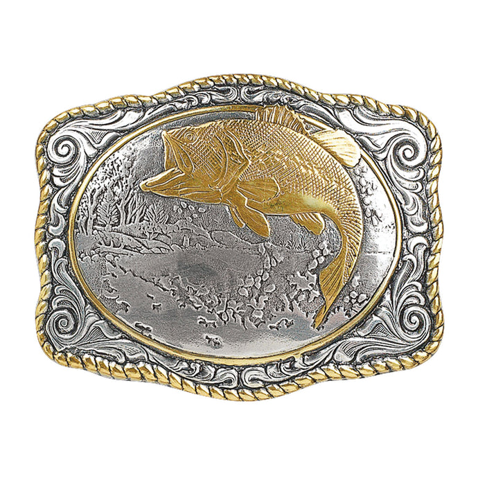 38056 - Crumrine Vintage Bass Fish Buckle