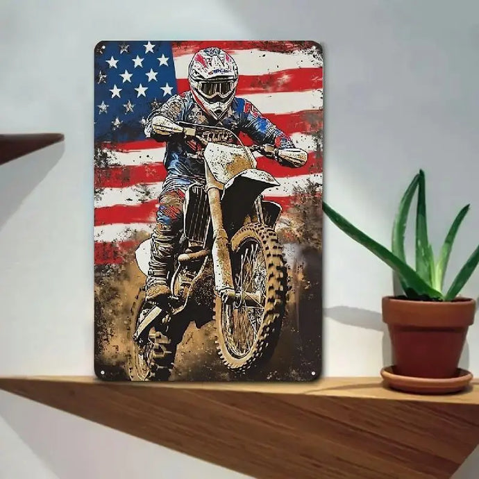 TMSG25 - Dirt Bike Metal Sign