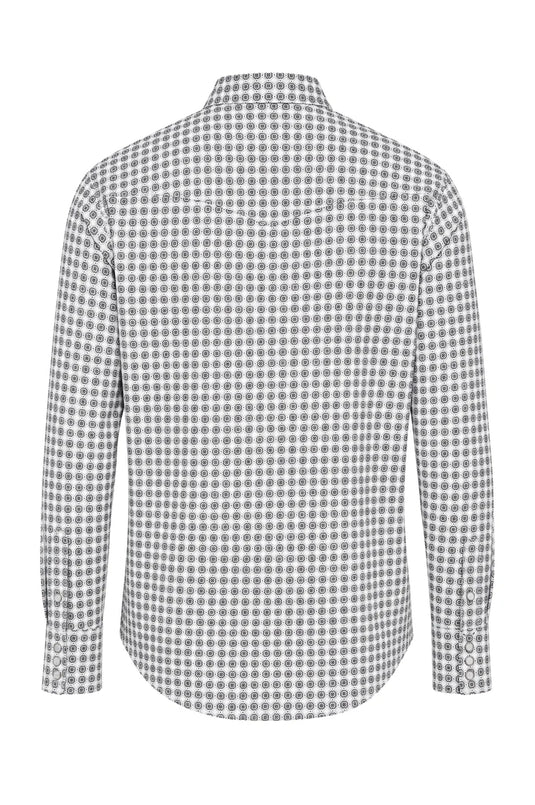 MPS110L-1155 - Rodeo Clothing Men's Western Pearl Snap Aztec Print Shirt