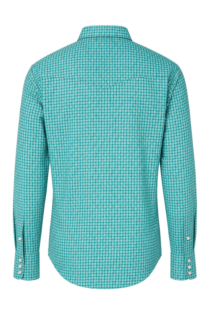 Load image into Gallery viewer, MPS110L-1159 - Rodeo Clothing Men's Western Pearl Snap Aztec Print Shirt
